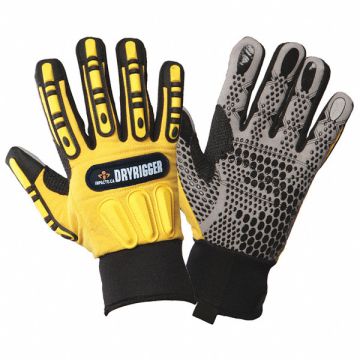 Anti-Vibration Gloves 2XL Black/Ylw PR