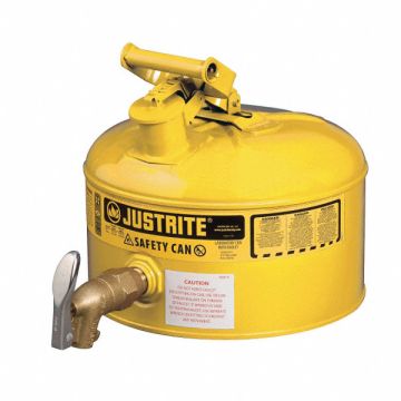 Type I Safety Can 2-1/2 gal Yellow