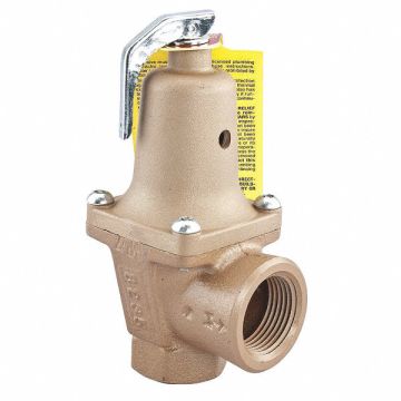 Safety Relief Valve 3/4 x 1In 75psi Iron