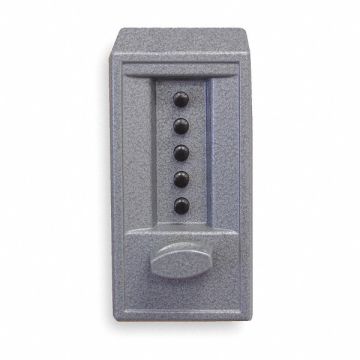 Push Button Lock Entry Gray Powder Paint