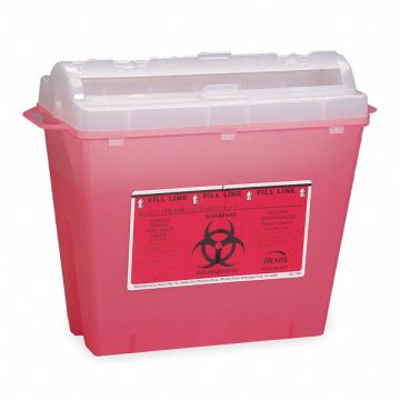 Sharps Container 1-1/4 gal Rotor Lid