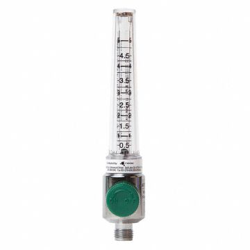 Flow Meter w/ Tight Fittings Up to 5Lpm