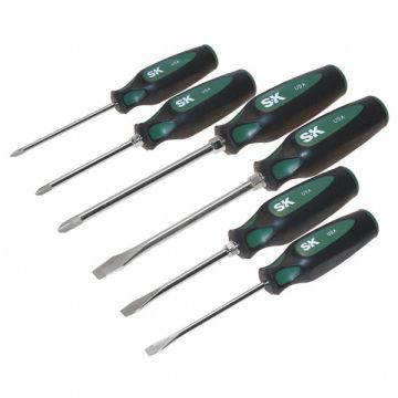 Screwdriver Set Slotted/Phillips 6 Pc