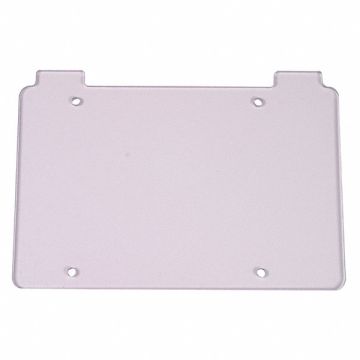 Mounting Backplate Polycarbonate Clear