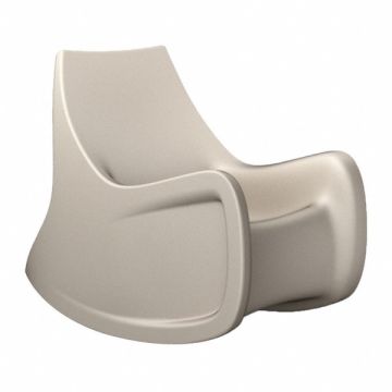 Radial Rocker Arm Chair Stone Gray