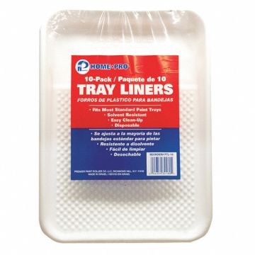 Paint Tray Liner 1 qt 2 15 1/2 L PK10