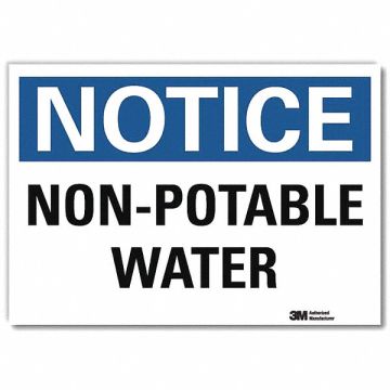 Notice Sign 7inx10in Reflective Sheeting