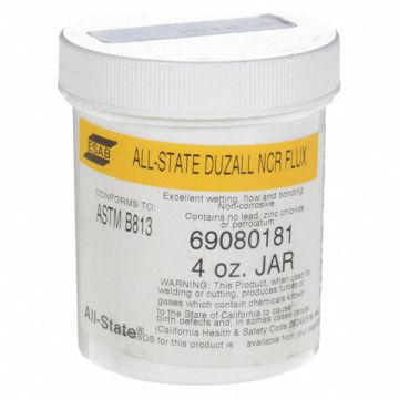 Paste Flux Plastic Jar 4 oz.