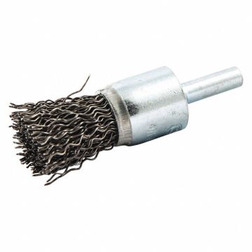 Crimped Wire End Brush Shank Size 1/4