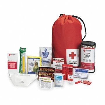 Emergency Preparedness Backpack Red