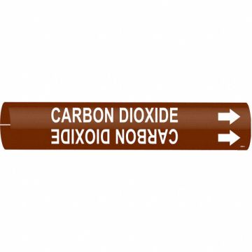 Pipe Mrkr Carbn Dioxde 13/16in H 4/5in W