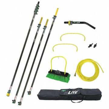 Water Fed Pole Kit 55 in L Handle Carbon