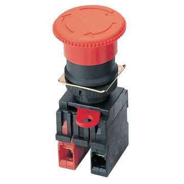 E-Stop Push Button 22mm 2NC Red