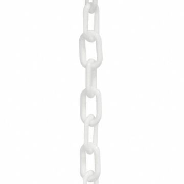 Plastic Chain 2 50 ft L White