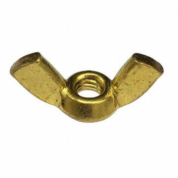 Wing Nut #6-32 Brass Plain PK50