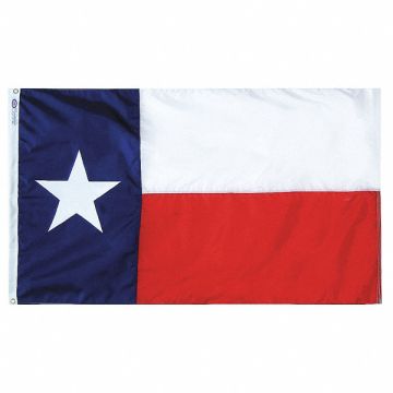 State Flag Texas 5ftH x 8ftW 2-Ply Poly