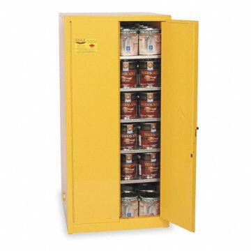 F8852 Paints and Inks Cabinet 96 Gal. Yellow