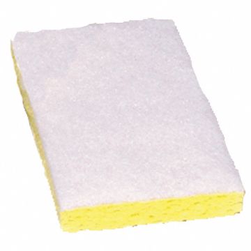 Scrubber Sponge 6 in L White PK20