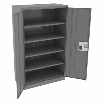 K3874 Storage Cabinet 78 x48 x24 MdGry 4Shlv