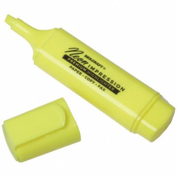 Highlighter Wide Yellow Tip Chisel PK12