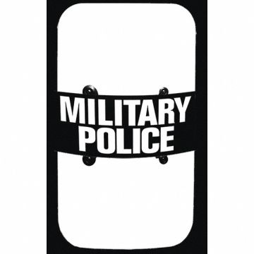 Military Police Riot Shield Clear