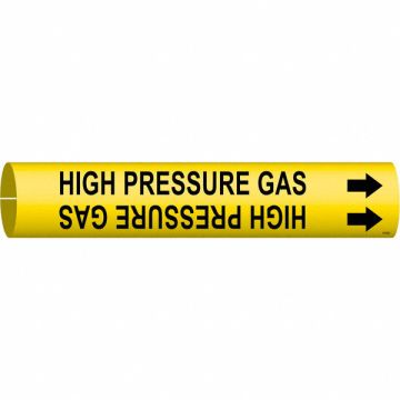 Pipe Mrkr High Prssr Gas 7/8in H 7/8in W