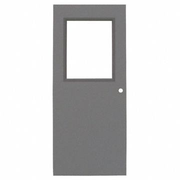 D3718 Metal Door With Glass Type 1 80 x 32 In