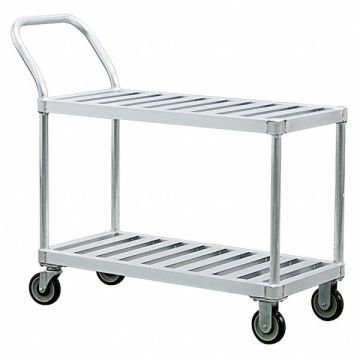 Metal Shelf Cart 1 000 lb Aluminum