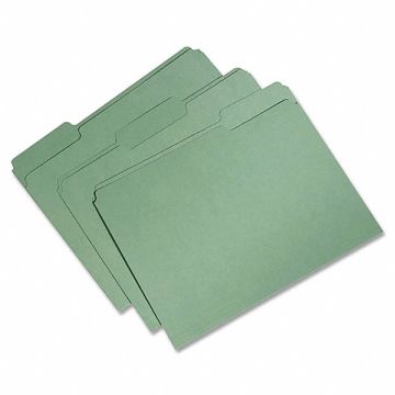 Folder Letter 1/3 Cut Rcycld Green PK100