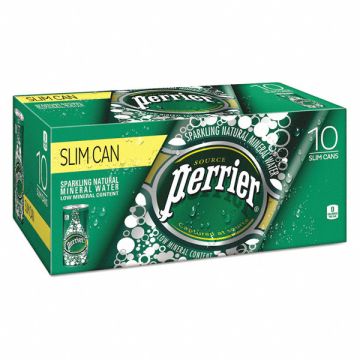Perrier Sparkling Mineral Water Can PK30