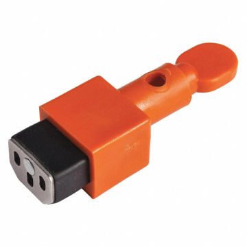 Plug Lockout 1-1/4 W Nylon 3-7/16 L