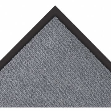 Carpeted Entrance Mat Gray 3ft. x 6ft.