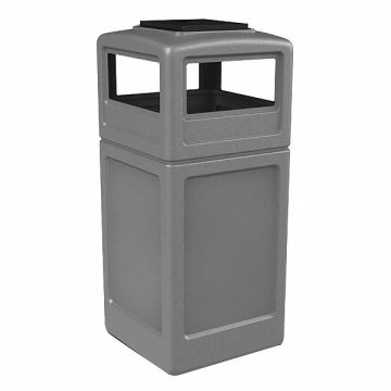 Waste Container Ashtray Dome 42 gal. Gry