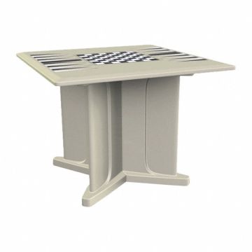 Table 42 Square Stone Gray Game Top