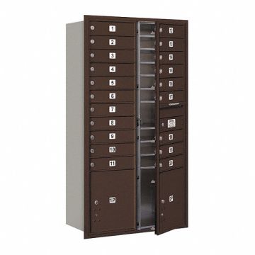 Mailbox 4C Bronze 56-3/4in H 170 lb