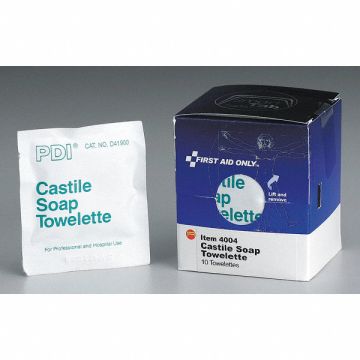 Castile Soap Towelettes Antiseptics PK10