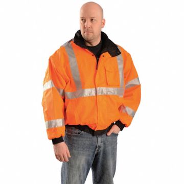 High Visibility Jacket M Orange Unisex