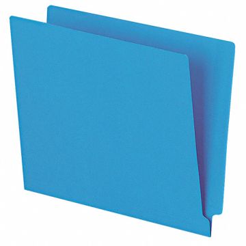 Letter File Folders Blue PK100