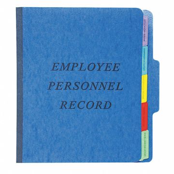 Employee/Personnel File Folder Blue