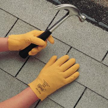 Coated Gloves Yellow M