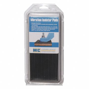 Vibration Pads Cork/Rubber 4x4 4 Pack