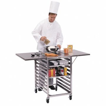 Work Table Cart Stainless 53x29x35