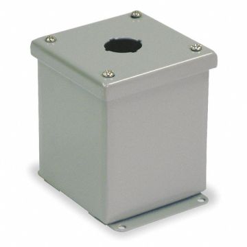 Pushbutton Enclosure 22mm 1 Hole Steel