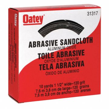 Abrasive Utility Roll 1 1/2in W 30ft L