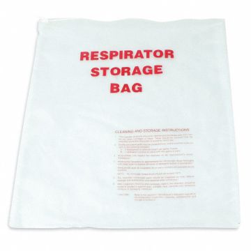 Respirator Storage Bag with Zipper PVC