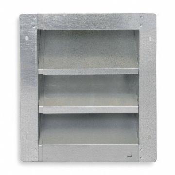 Louver Adj w/ 28 to 46 In Galv Steel