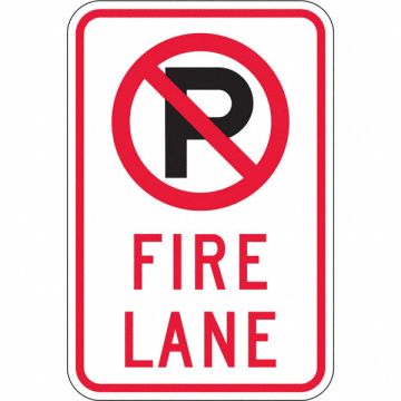Fire Lane Parking Sign 18 x 12