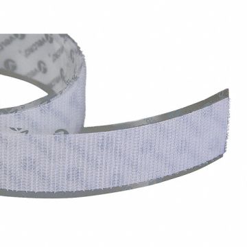 Reclosable Fastener Strap Roll White