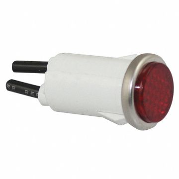 Flush Indicator Light Red 120V