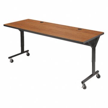 Mobile Table 72 W Amber Cherry Top